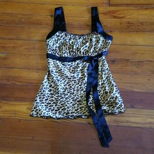 Leopard Print Blouse